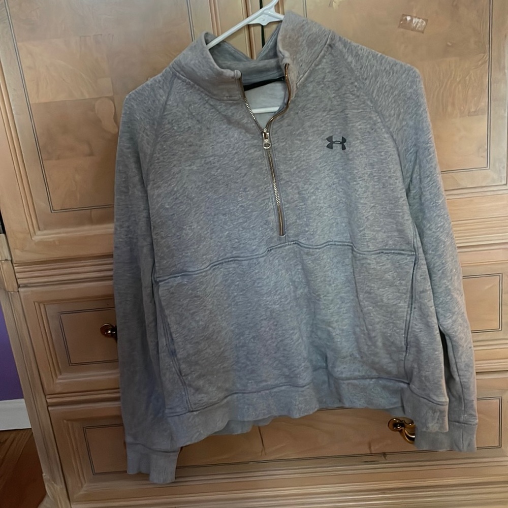 under armour quarter zip sweatshirt